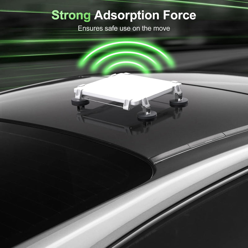 Starlink Magnetic Roof Mount, 4-Point Strong Magnet Car Mount for Starlink Flat High Performance/Gen3, No-Drill Vehicle Mount for Car, RV, Truck & Boat-3