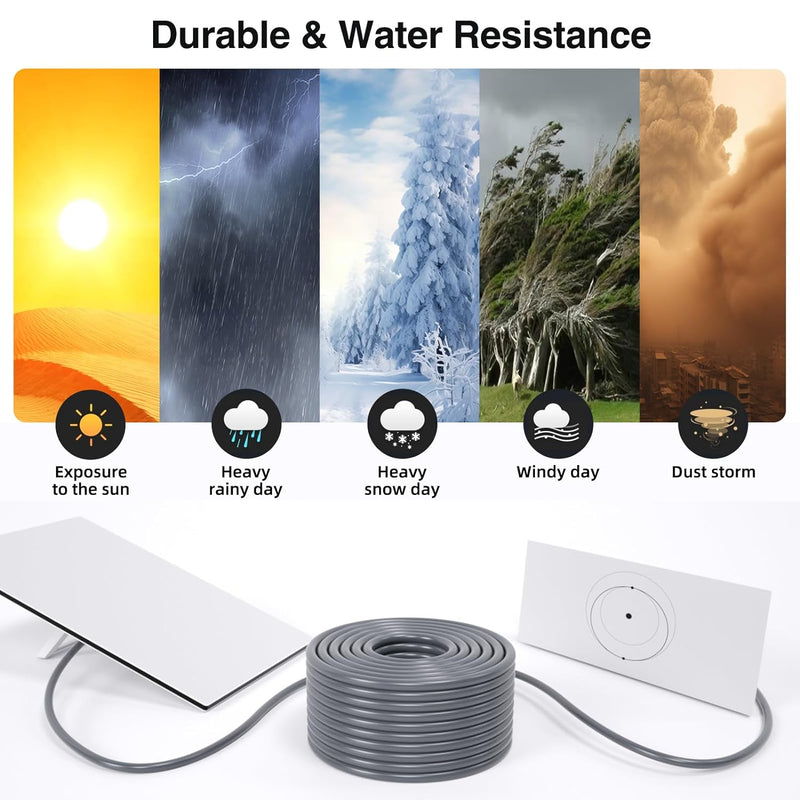 Starlink Gen3 Replacement Cable, Waterproof Starlink Standard V3 Ethernet Cable, Plug & Play Starlink Gen3 Dish to Router Cord for Starlink Standard (Gen3), RV, Camping, Home, Outdoor Internet-6