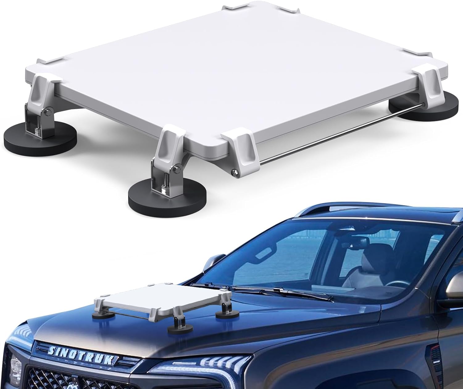 Starlink Magnetic Roof Mount, 4-Point Strong Magnet Car Mount for Starlink Flat High Performance/Gen3, No-Drill Vehicle Mount for Car, RV, Truck & Boat-1