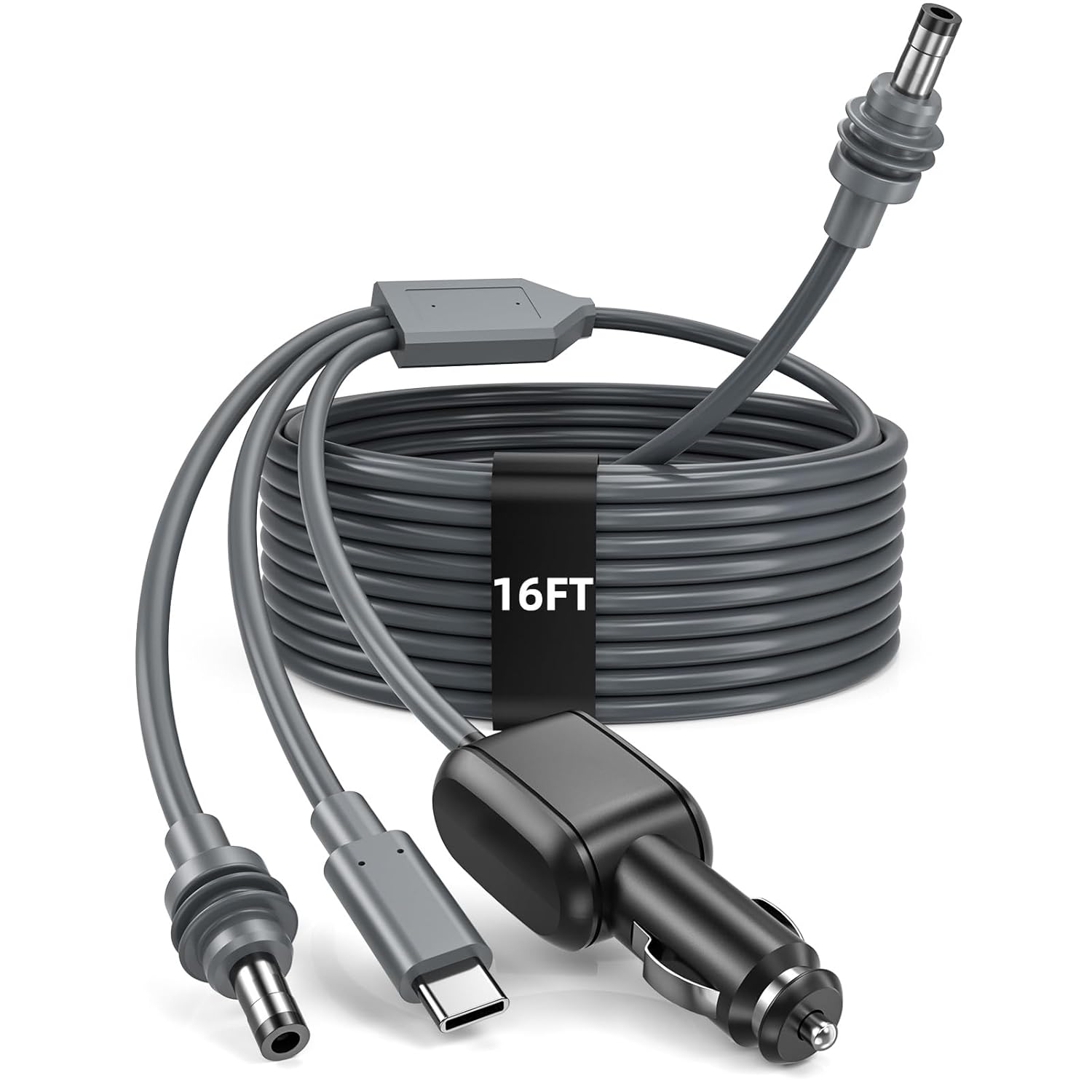 3-in-1 Starlink Mini DC Power Cable, 9.8FT 12V-24V Car Charger Cord with USB-C Port, Waterproof Step Up Converter for Starlink Mini, Plug and Play for Camping, RV, Truck, Home, Outdoor Adventures-8