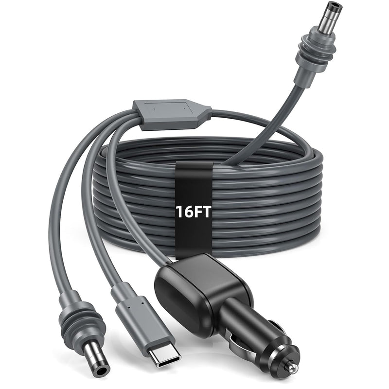 3-in-1 Starlink Mini DC Power Cable, 9.8FT 12V-24V Car Charger Cord with USB-C Port, Waterproof Step Up Converter for Starlink Mini, Plug and Play for Camping, RV, Truck, Home, Outdoor Adventures-8