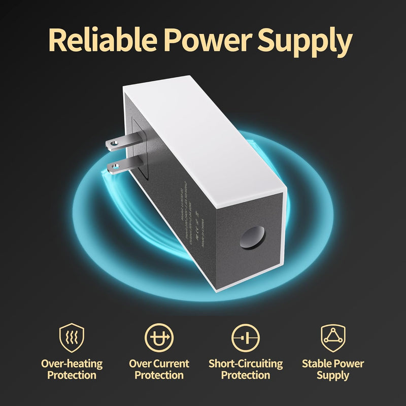 Starlink Mini 60W Power Adapter, 30V/2A Replacement Charger with Safety Protection, Compatible with Starlink Mini for Home, RV, Camping & Outdoor Use-1