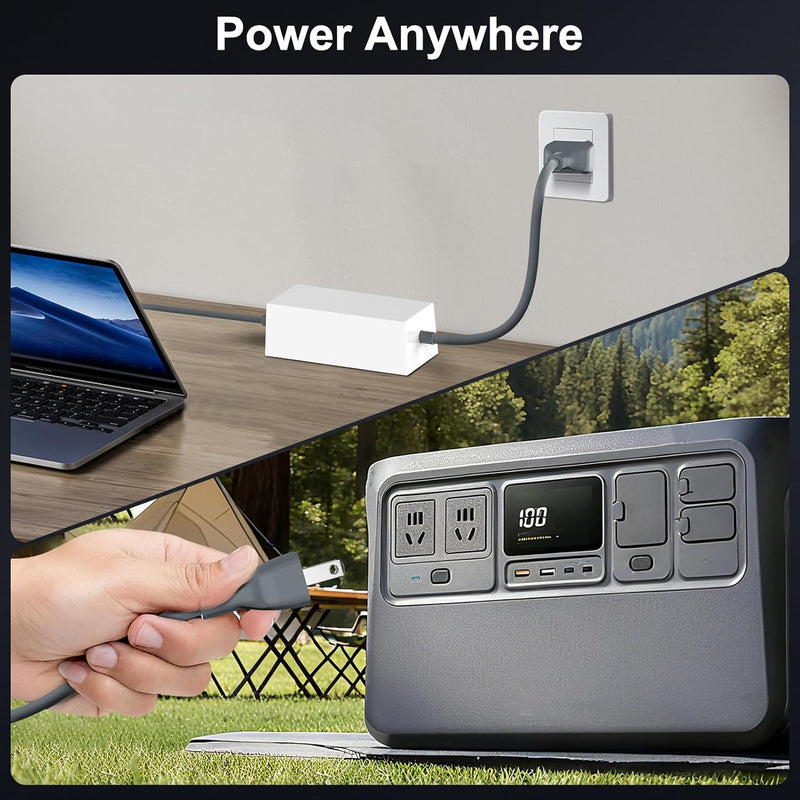 Starlink Mini 60W Power Adapter Kit with 6.5FT DC Cable, 30V/2A Replacement Charger for Starlink Mini, Space-Saving Design for Home, RV, Camping & Outdoor Use-2