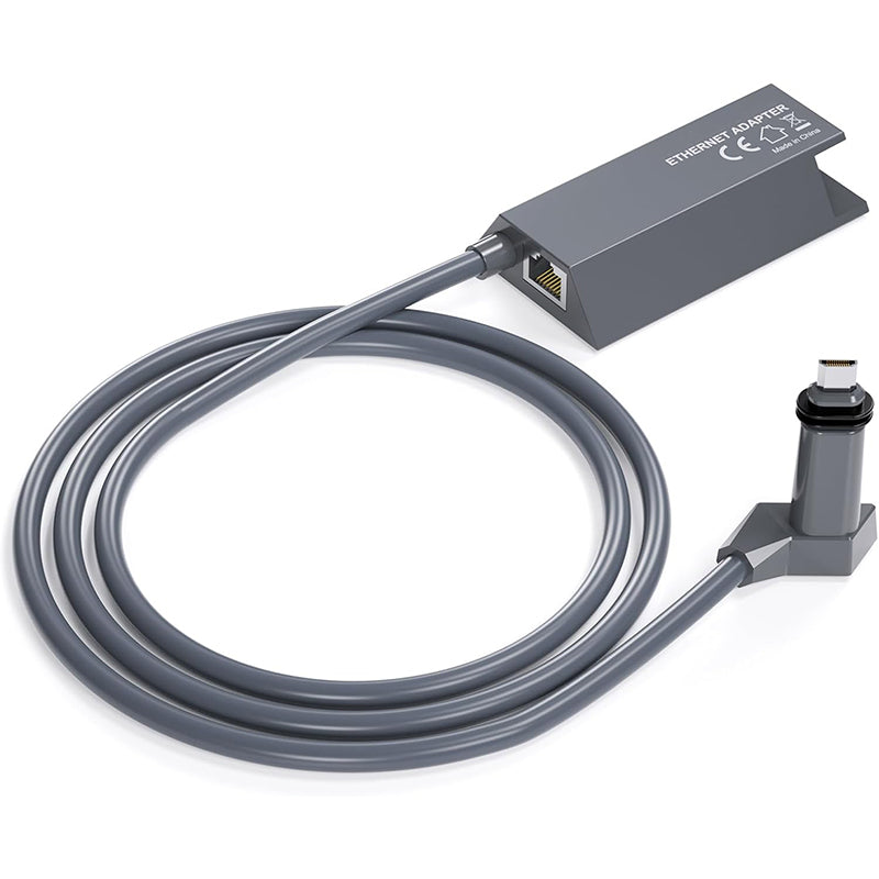Starlink Ethernet Adapter Gen 2, Ethernet Adapter for Starlink Standard Actuated Gen2/V2, Plug & Play Gigabit Wired Adapter, Extend Network Coverage, Compatible with Third Party Router for Starlink Rectangular Satellite Internet-1