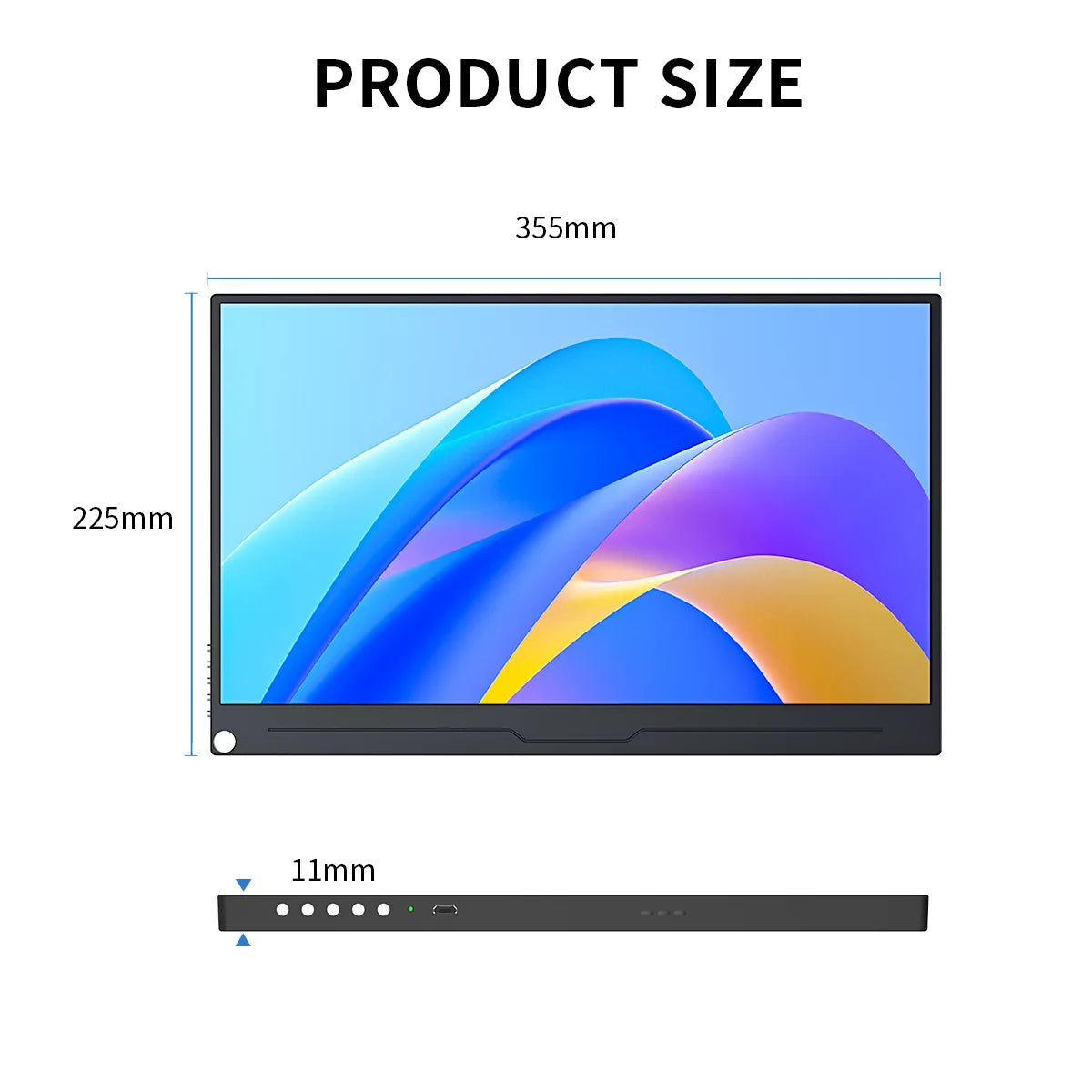 15.6 inch Portable Monitor 4K 3840X2160 60Hz Big Save Cheap Out Discount (Display Minor Defect, Work Normally) Stock Clearance-4