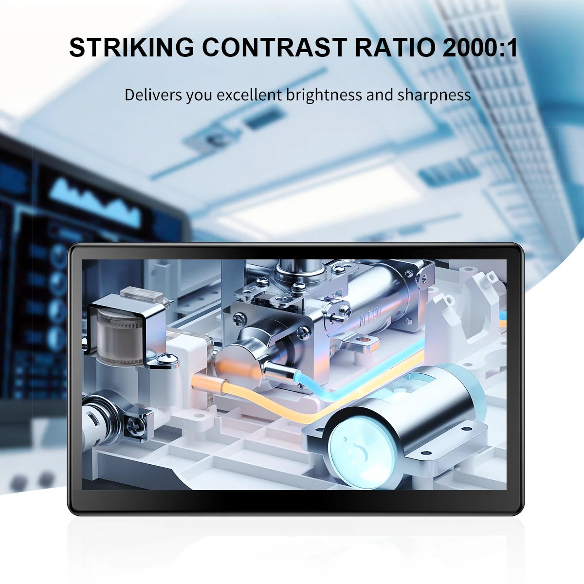 15.6 inch touch monitor display 1080P FHD 1920X1080  suitable for second monitor display supports VGA USB AV HDMI video input
