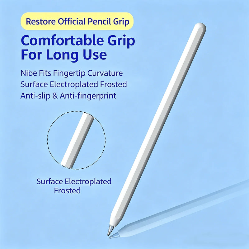 Magnetic Charging Stylus Pen for iPad, Tilt Palm Rejection Pencil with Metal Nib, No Delay-5