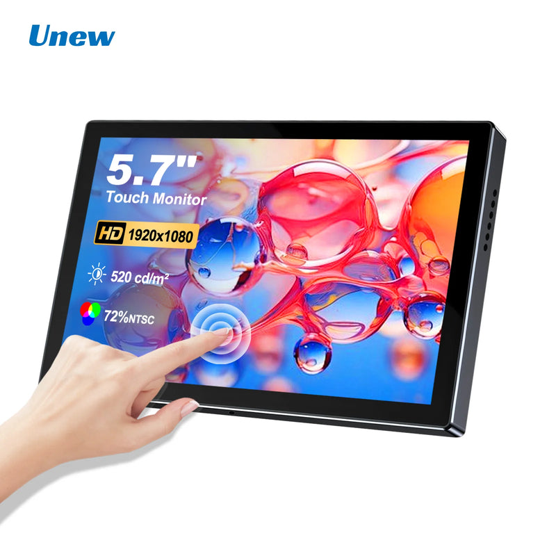 5.7 inch 1920x1080 Touchscreen Portable  Monitor Display Speakers Photography 2 Type-C USB HDMI-7