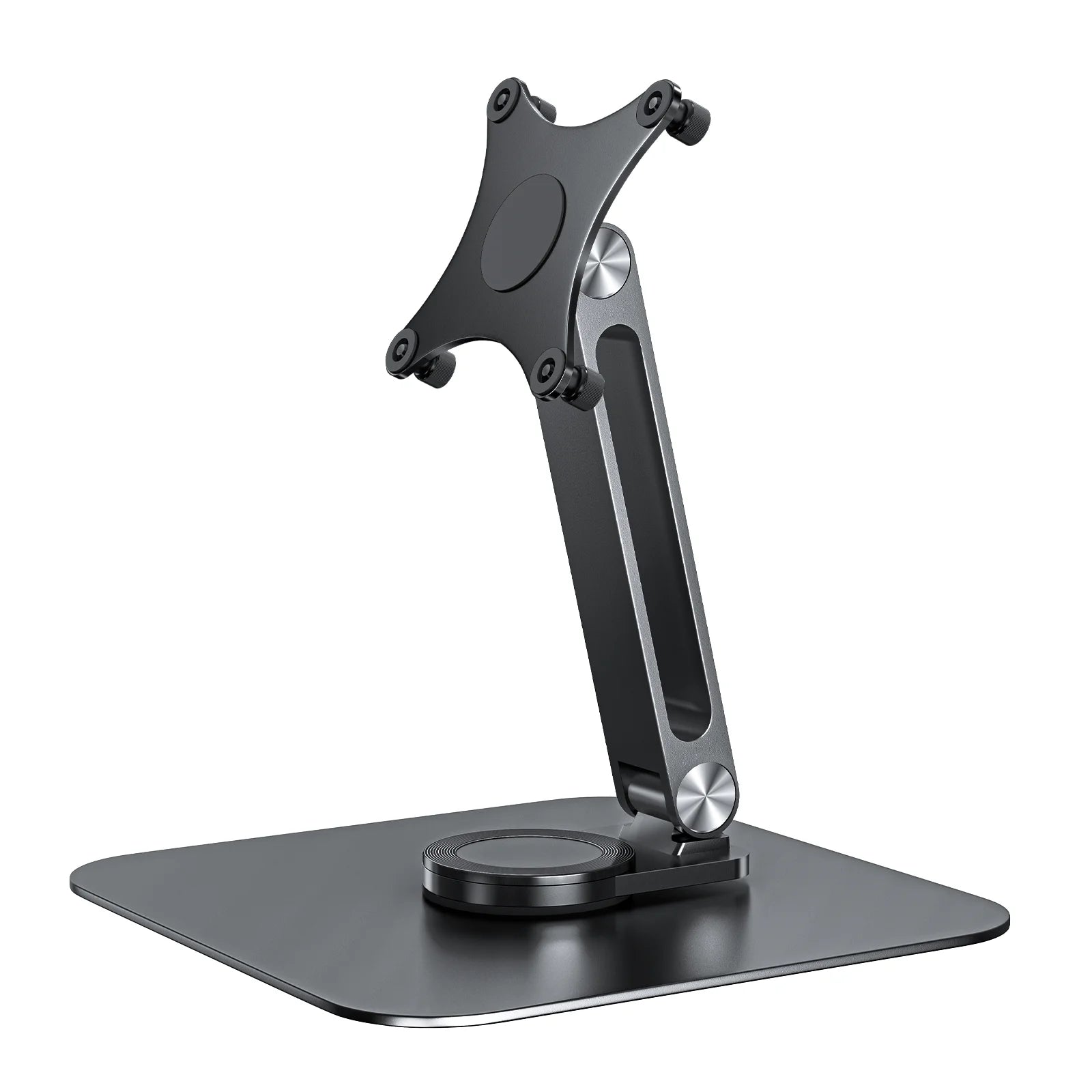 Portable monitor stand aluminum alloy desktop 360 ° rotation, VESA 75x75 suitable for M4 screws 5KG load capacity ultra stable