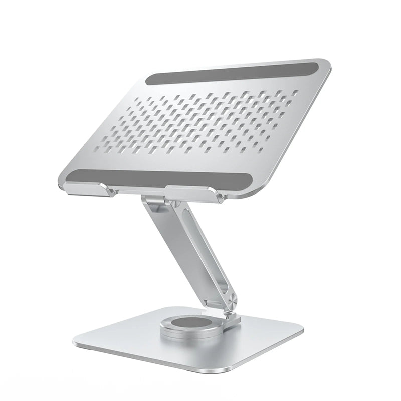 360° Rotatable Stand Metal Aluminum For Laptop Holder Adjustable Anti-Slip Silicone Base Stability for Tablet ﻿Portable Monitor-7