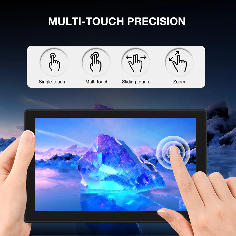 5.7 inch Mini Touch Monitor 1920*1080 Portable Monitor 60Hz Touchscreen Display for Computer Second Screen Car DIY System-6